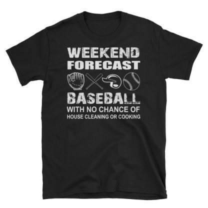 weekend forecast baseball Short-Sleeve Unisex T-Shirt
