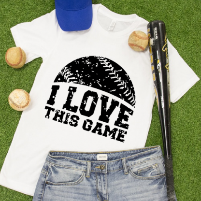 baseball i love this game Short-Sleeve Unisex T-Shirt