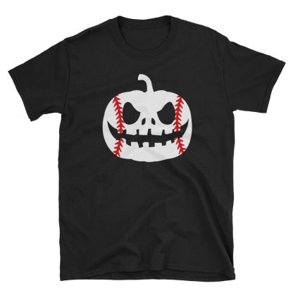 baseball halloween shirt Short-Sleeve Unisex T-Shirt