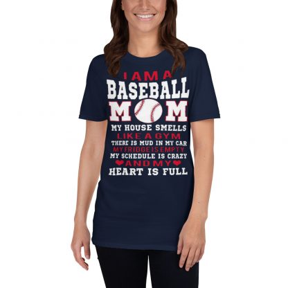 baseball mom Gildan 64000 Unisex Softstyle T-Shirt with Tear Away Label