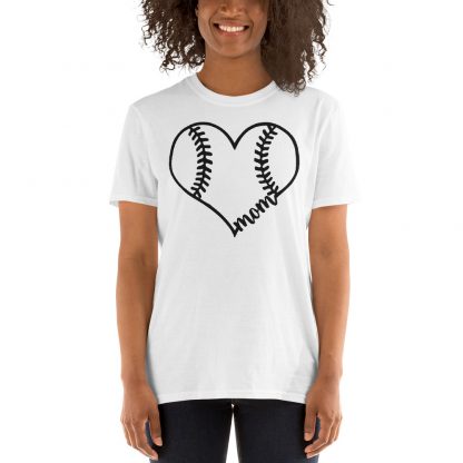 baseball heart Short-Sleeve Unisex T-Shirt