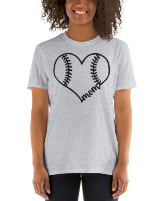 baseball heart Short-Sleeve Unisex T-Shirt