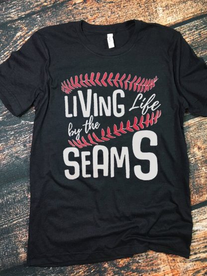 baseball living life by the seams Short-Sleeve Unisex T-Shirt