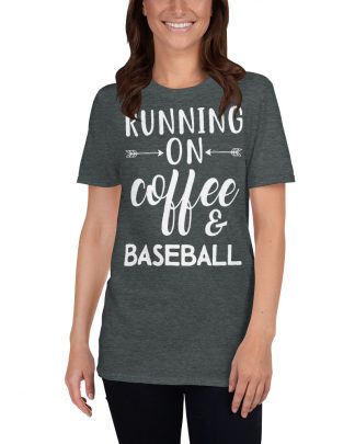 running on coffee & baseball Short-Sleeve Unisex T-Shirt