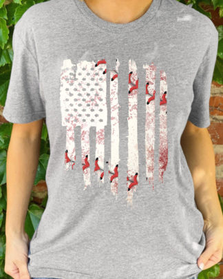 baseball flag grunge Short-Sleeve Unisex T-Shirt