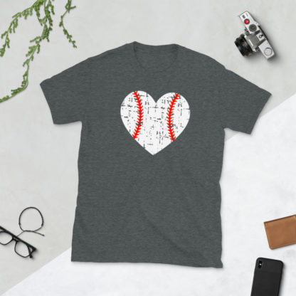 heart baseball shirts Short-Sleeve Unisex T-Shirt