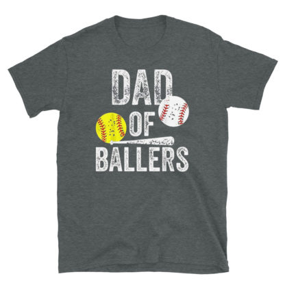 baseball softball dad Short-Sleeve Unisex T-Shirt