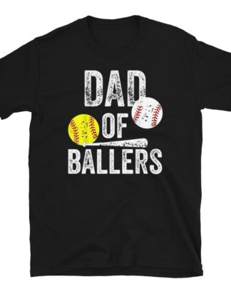baseball softball dad Short-Sleeve Unisex T-Shirt