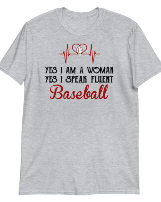 yes i speak fluent baseball Short-Sleeve Unisex T-Shirt