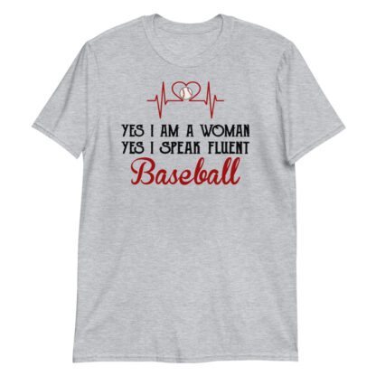 yes i speak fluent baseball Short-Sleeve Unisex T-Shirt