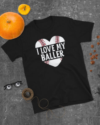 baseball love my baller Short-Sleeve Unisex T-Shirt