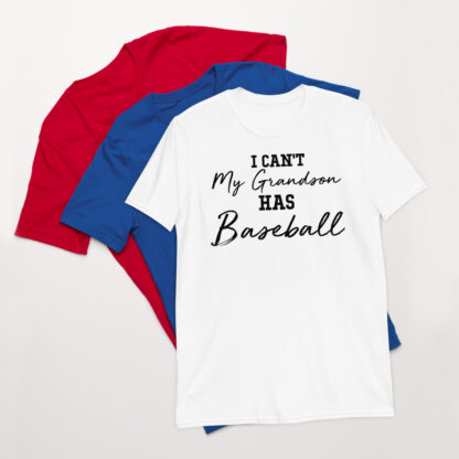i-cant-my-grandson-has-baseball Short-Sleeve Unisex T-Shirt
