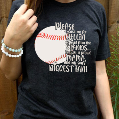 baseball biggest fan unisex Gildan Short-Sleeve T-Shirt