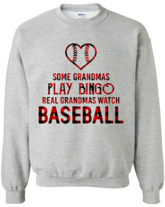some grandmas baseball unisex Gildan Crewneck Sweatshirt