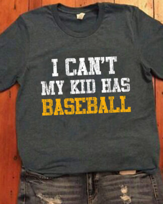 new i cant my kid has baseball unisex Gildan Short-Sleeve T-Shirt