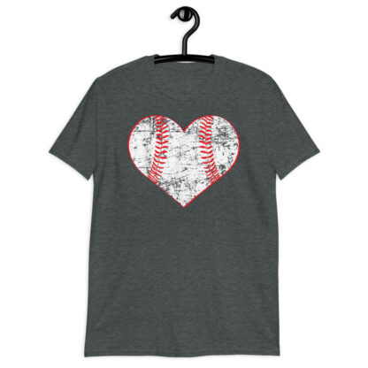 love heart baseball love heart baseball Short-Sleeve Unisex T-Shirt
