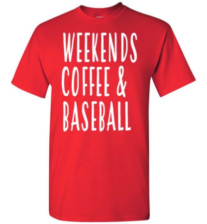 weekends coffee baseball Gildan Short-Sleeve T-Shirt