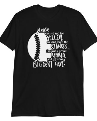 being a baseball grandma doesn’t make me old it makes me blessed shirt Short-Sleeve Unisex T-Shirt