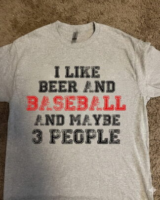 I Like Beer and Baseball Tee – Funny Baseball Lover Gift I Like Beer and Baseball Tee – Funny Baseball Lover Gift