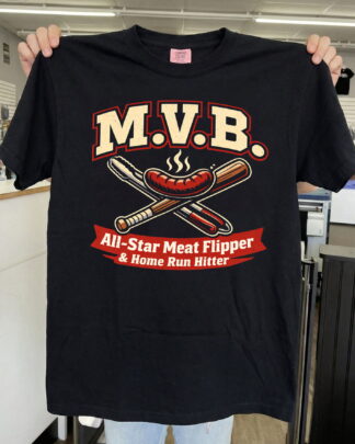 MVB Most Valuable Barbacker All-Star Meat Flipper & Home Run Hitter Shirt, Tee, Sweatshirt & Hoodie long sleeve
