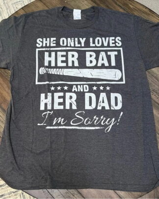 Softball or Baseball Dad Shirt  Shirt, Tee, Sweatshirt & Hoodie long sleeve