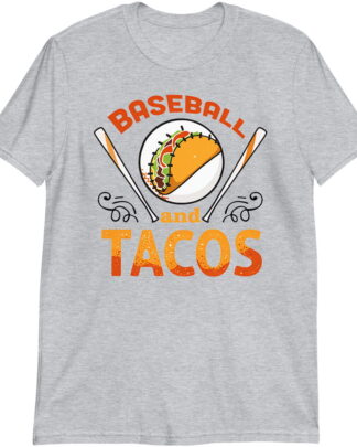 Baseball and Tacos Shirt, Funny Baseball Taco Tee, Baseball Lover Gift, Taco Foodie Shirt, Shirt, Tee, Sweatshirt & Hoodie Long Sleeve