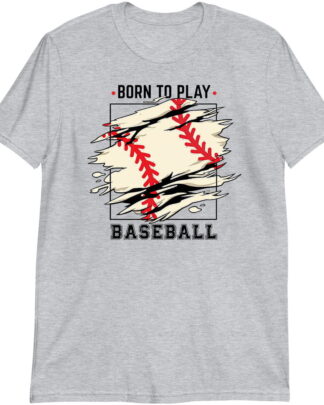 Born to Play Baseball Shirt, Baseball Tee, Baseball Sweatshirt & Hoodie Long Sleeve, Funny Baseball Fan Gift, Sports Lover Gift