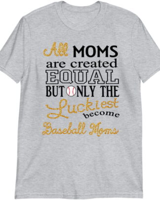 Lucky Baseball Mom Shirt, Baseball Mom Tee, Funny Baseball Mom Sweatshirt & Hoodie Long Sleeve, Baseball Mom Gift, Sports Mom Gift